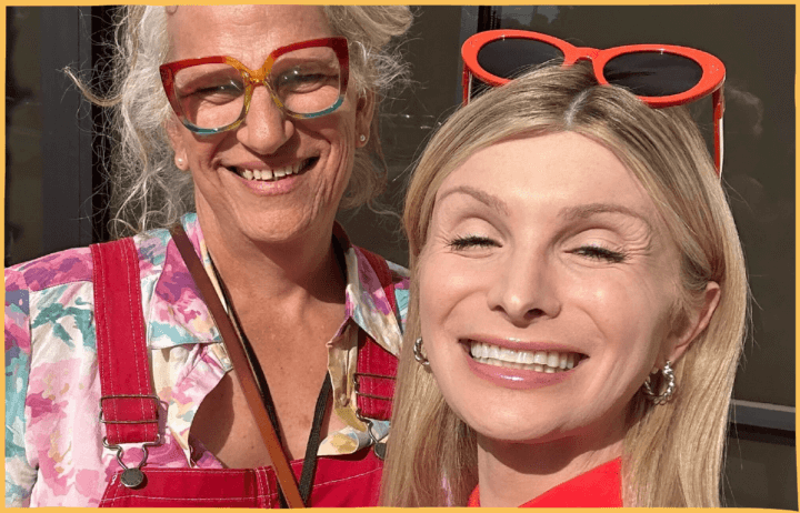 Photo of Harper Steele and Dylan Mulvaney